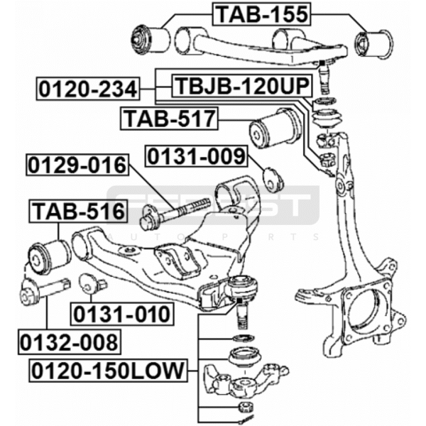 MU?ON INFERIOR 4RUNNER 2010-2024