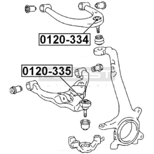 MUÑON INFERIOR 4RUNNER 2003-2009 FJ-CRUISER