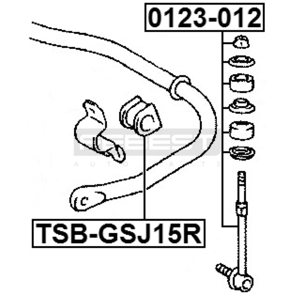 LAPIZ BARRA ESTABILIZADORA TRASERO 4RUNNER 2003-2024 FJ-CRUISER