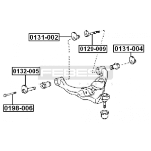 LEVA AJUSTE EXCENTRICA DELANTERA 4RUNNER FJCRUISER MERU PRADO