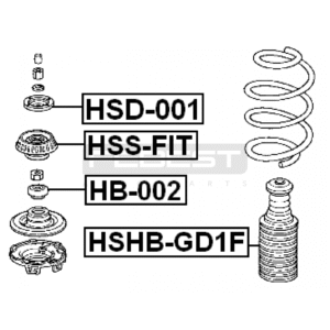 RODAMIENTO BASE AMORTIGUADOR YARIS 2006-2009