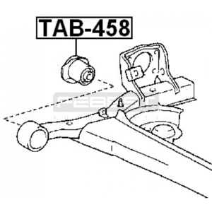 BUJE EJE TRASERO YARIS 2006-2009