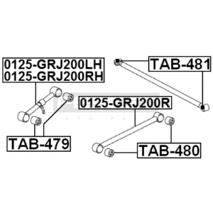 BUJE BARRA PANHARD TRANSVERSAL RORAIMA LC200 2008-2021